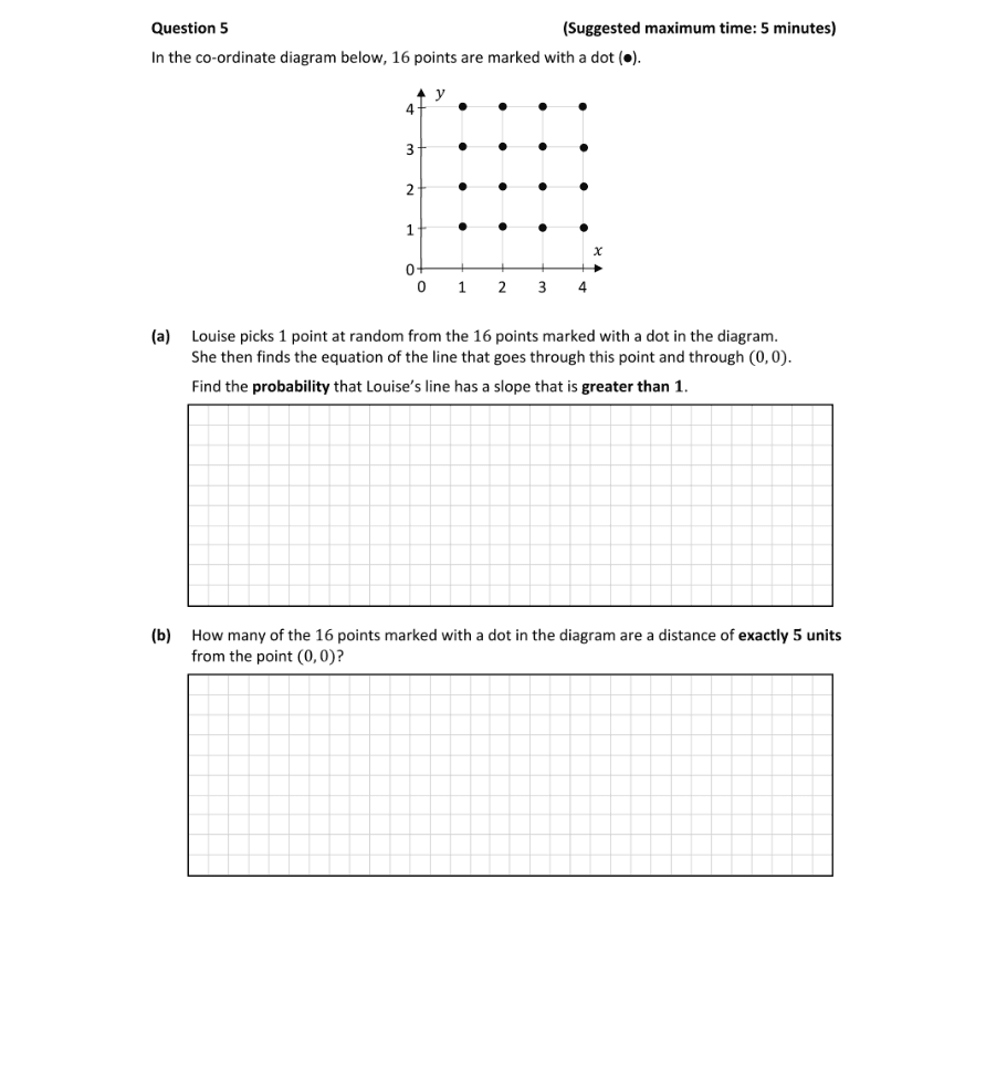 Question 2021 - 5 Part 1