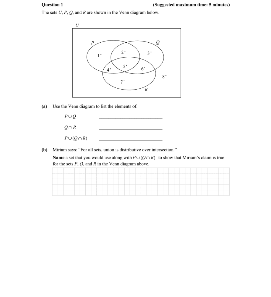 Question 2015 - 1 Part 1