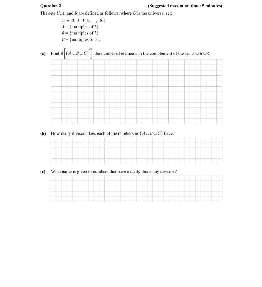 Question 2015 - 2 Part 1