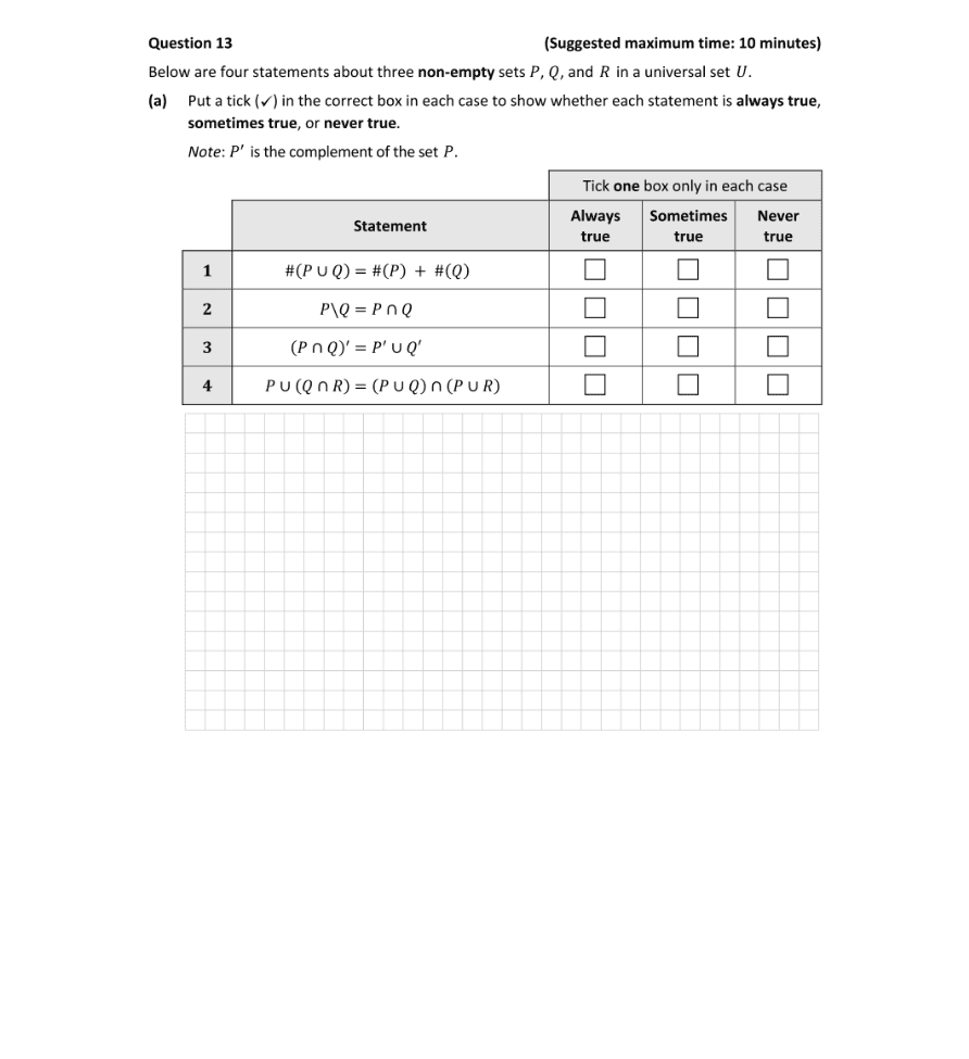 Question 2018 - 13 Part 1