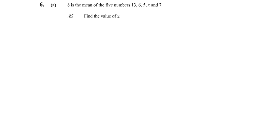 Question 2009 - 6 Part 1