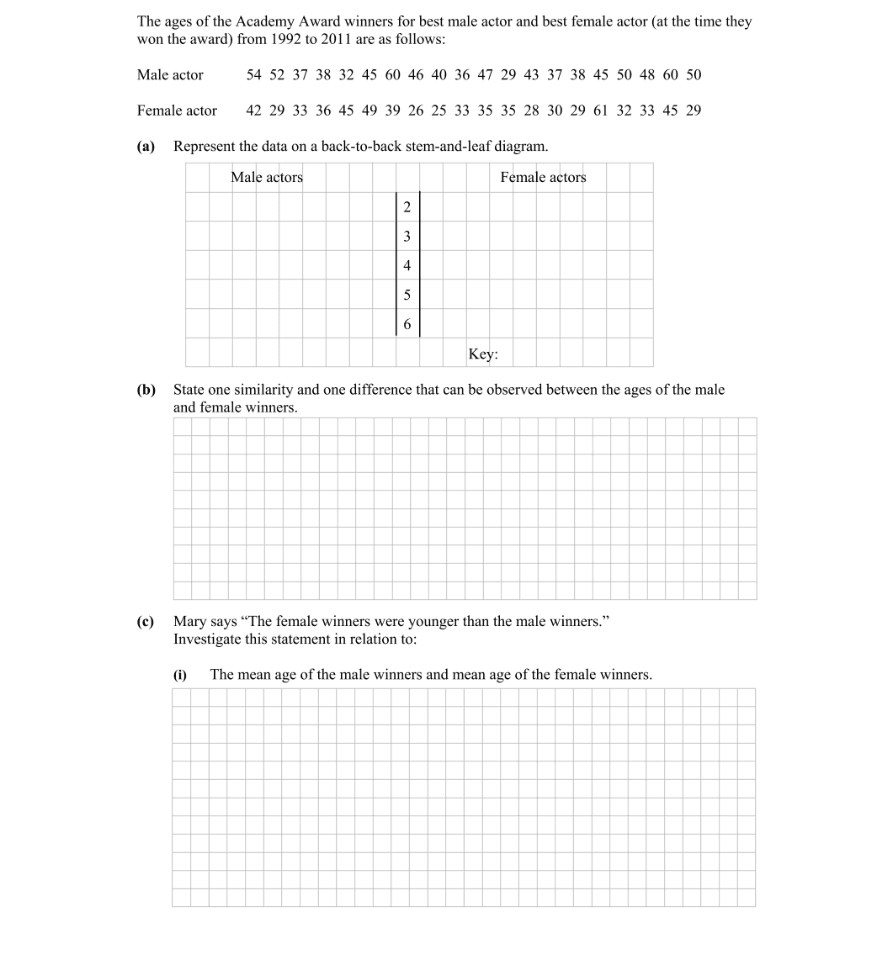 Question 2012 - 6 Part 2