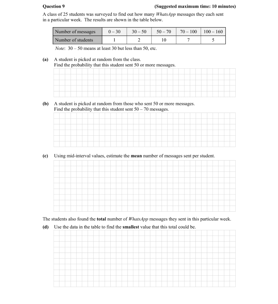 Question 2015 - 9 Part 1
