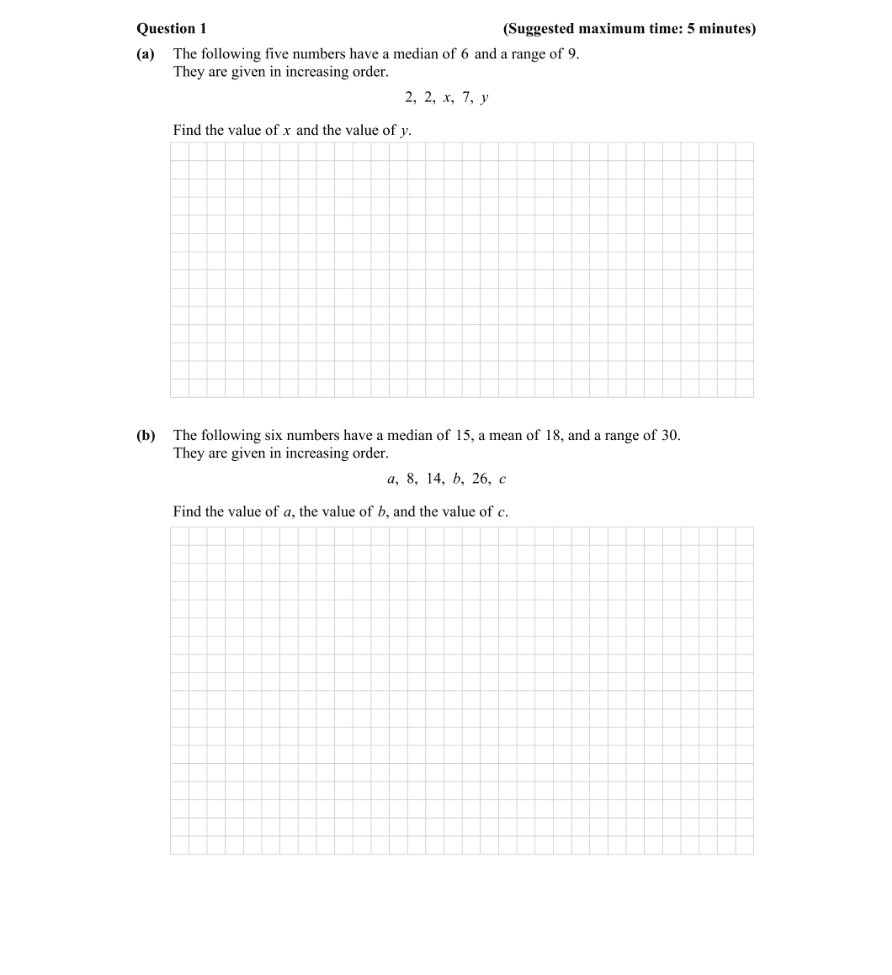 Question 2016 - 1 Part 1