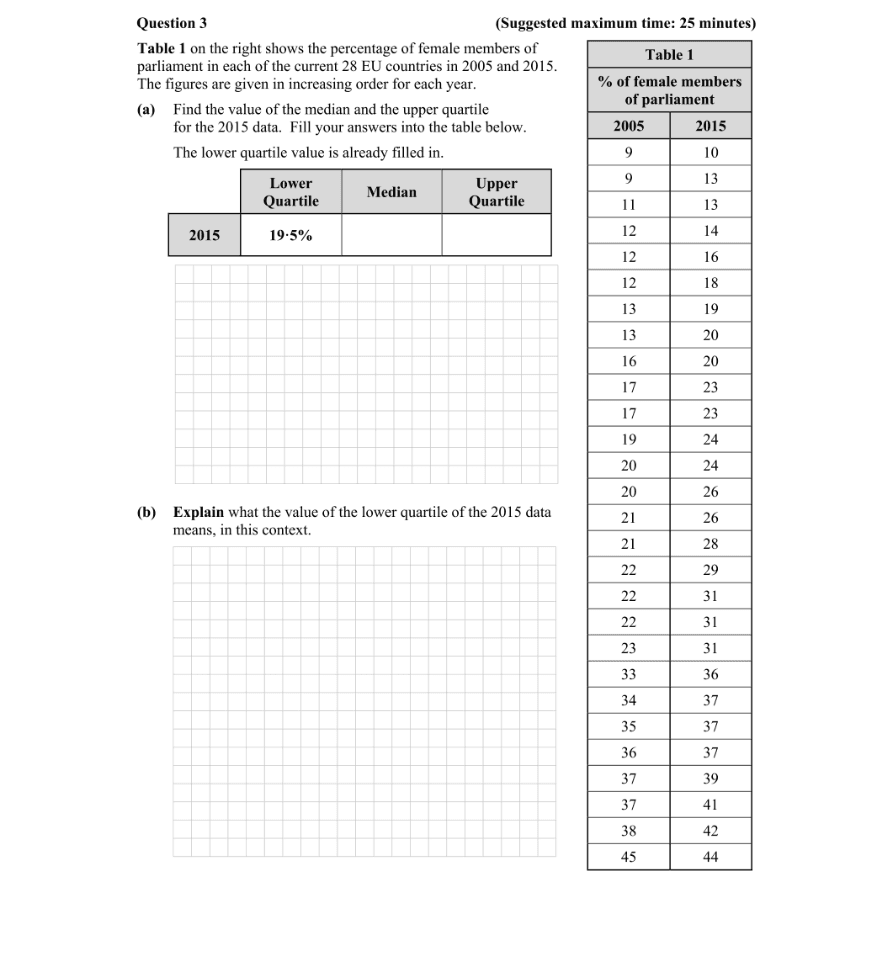 Question 2016 - 3 Part 1