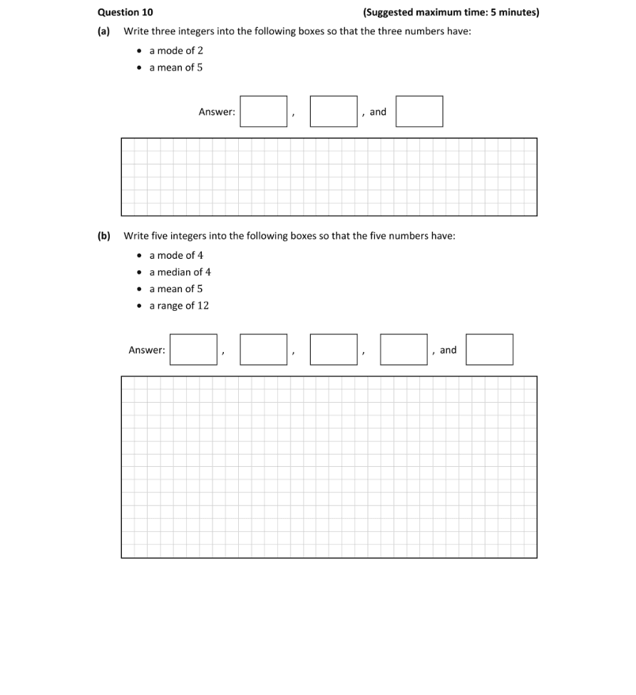 Question 2021 - 10 Part 1
