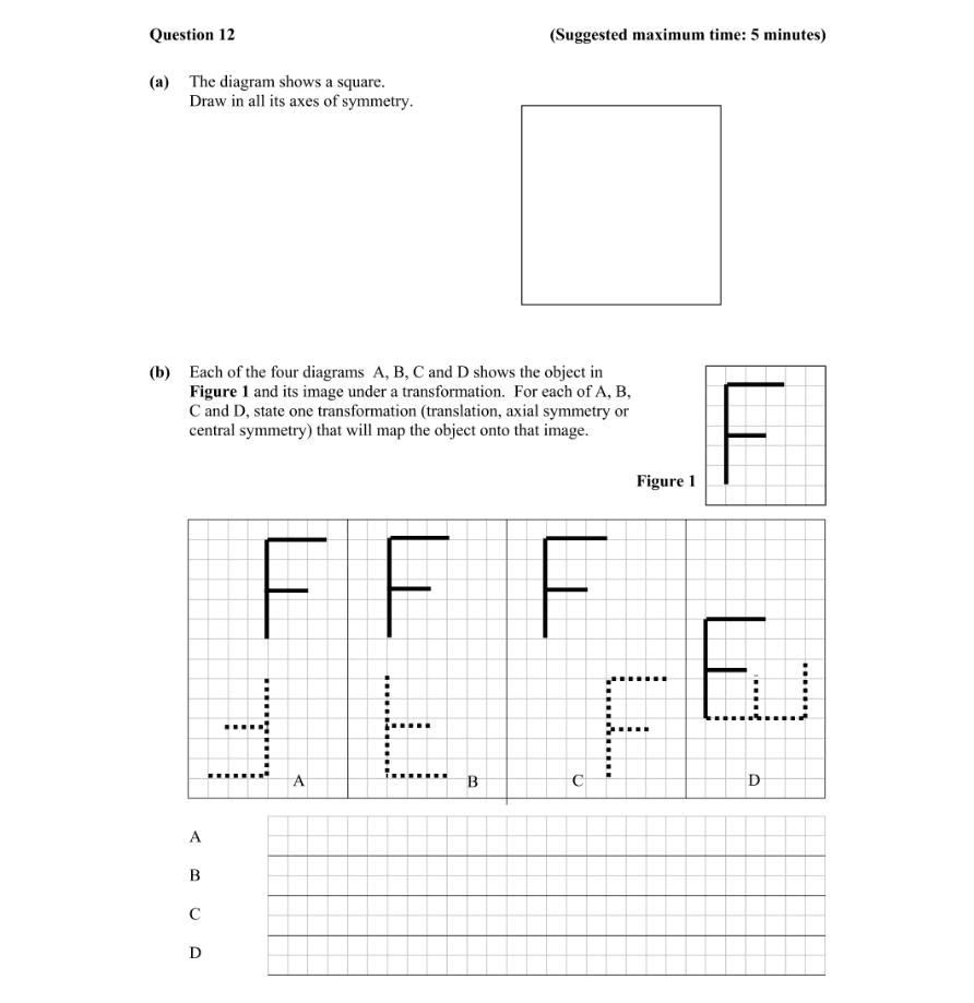 Question 2014 - 12 Part 1
