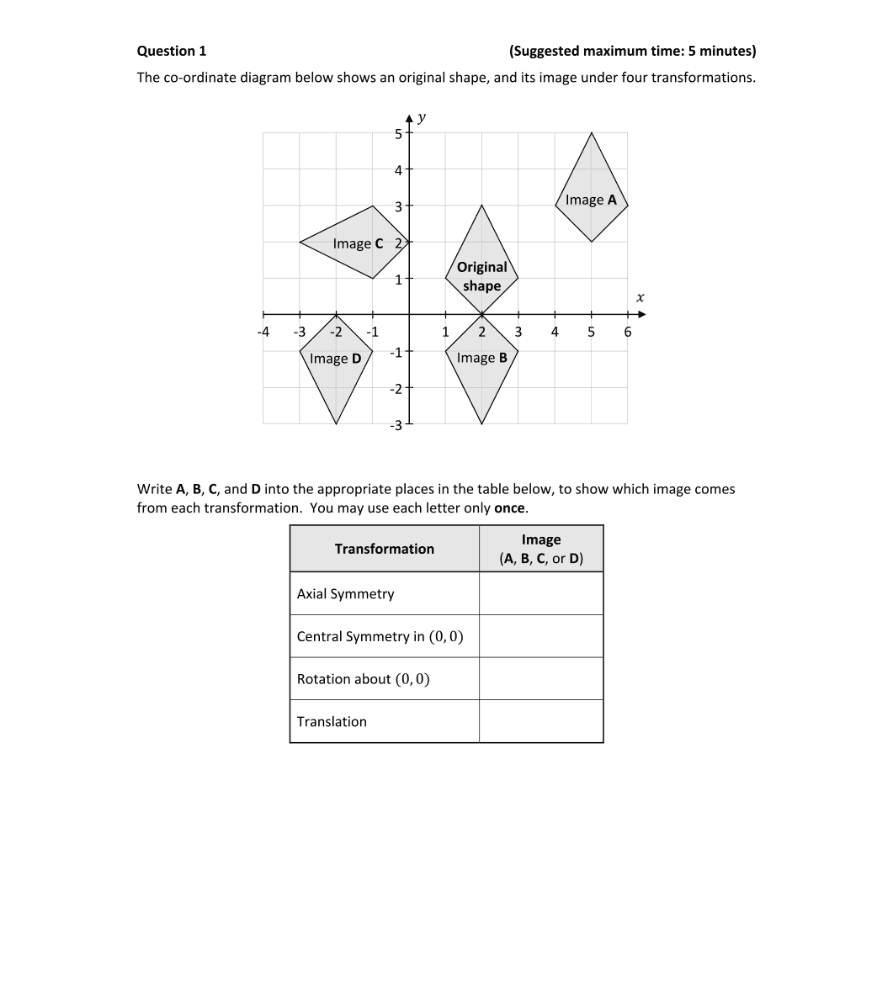 Question 2017 - 1 Part 1