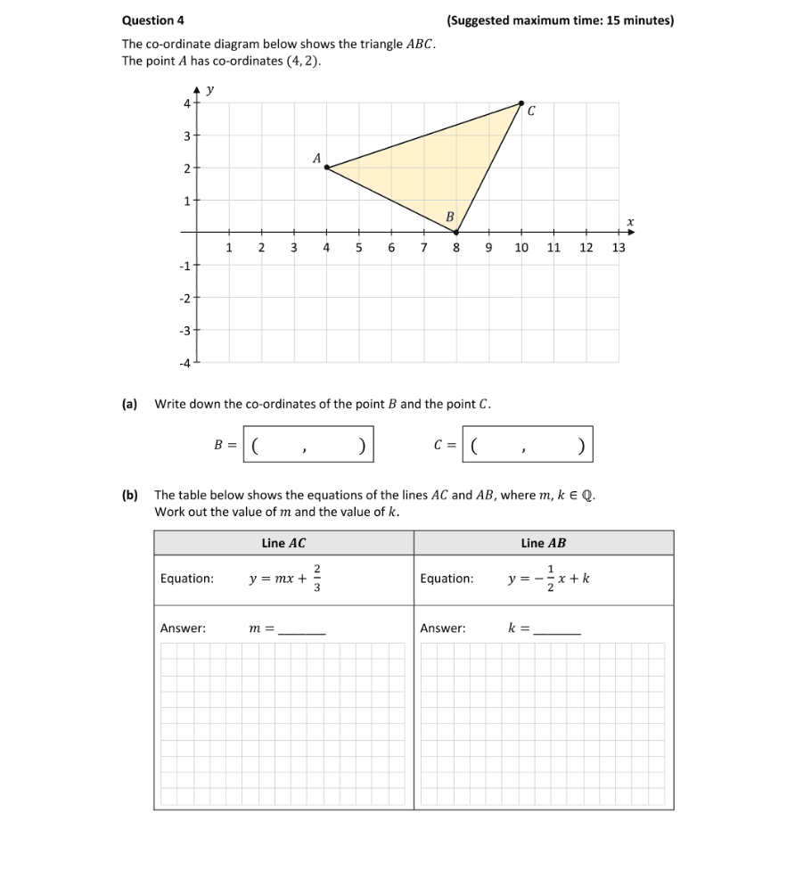 Question 2021 - 4 Part 1