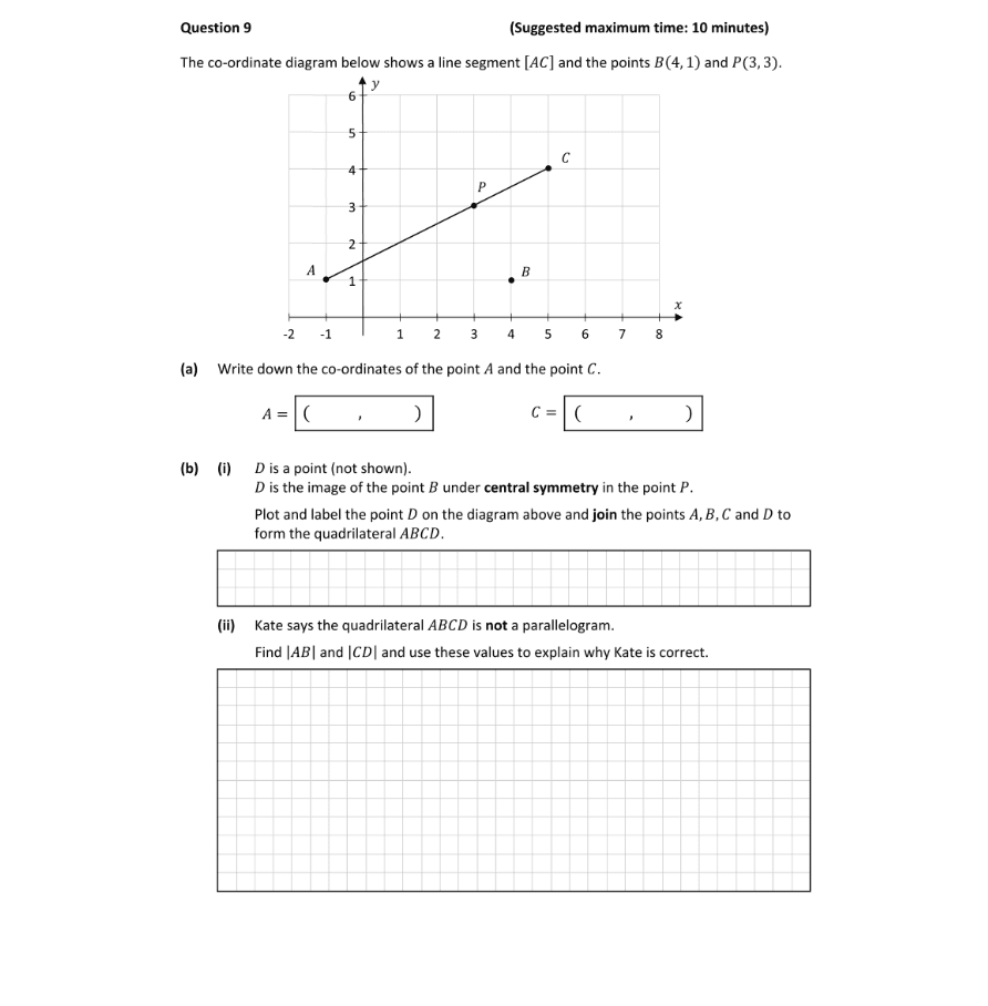 Question 2024 - 9 Part 1