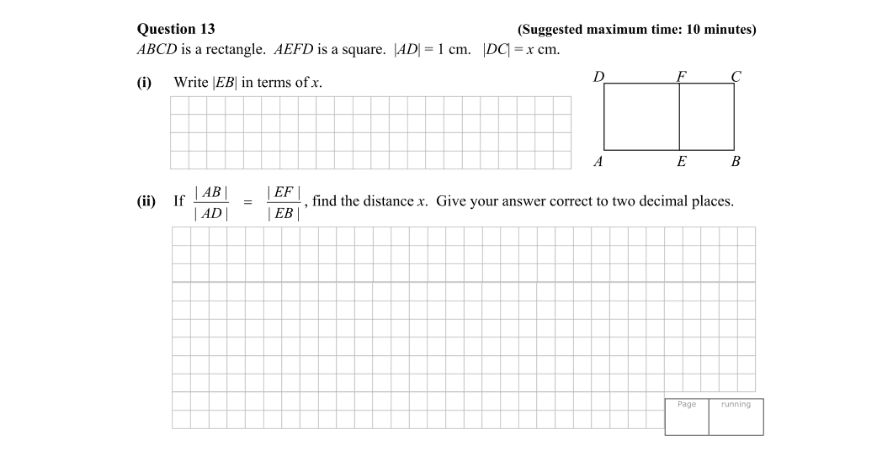 Question 2013 - 13 Part 1
