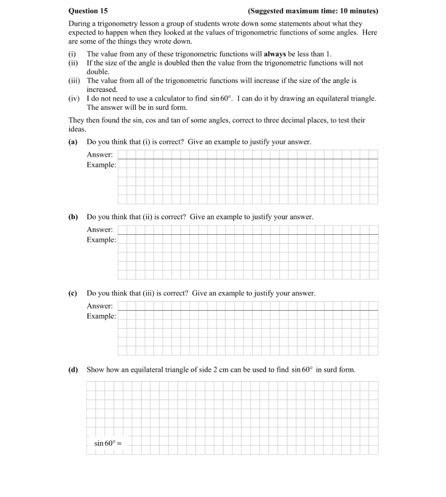 Question 2014 - 15 Part 1