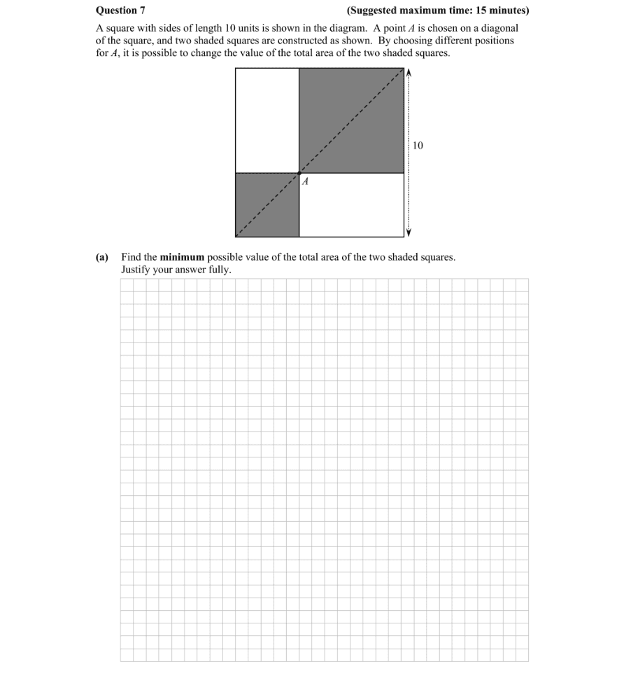 Question 2015 - 7 Part 1