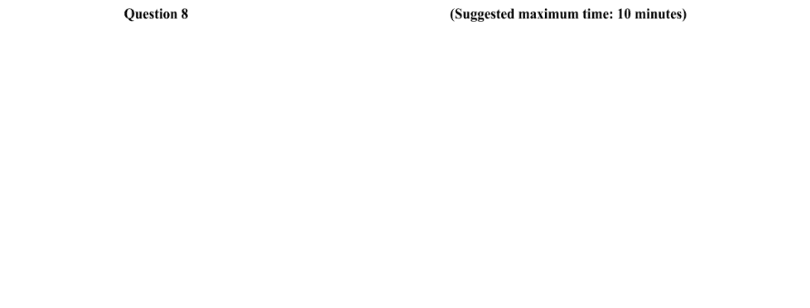 Question 2016 - 8 Part 1