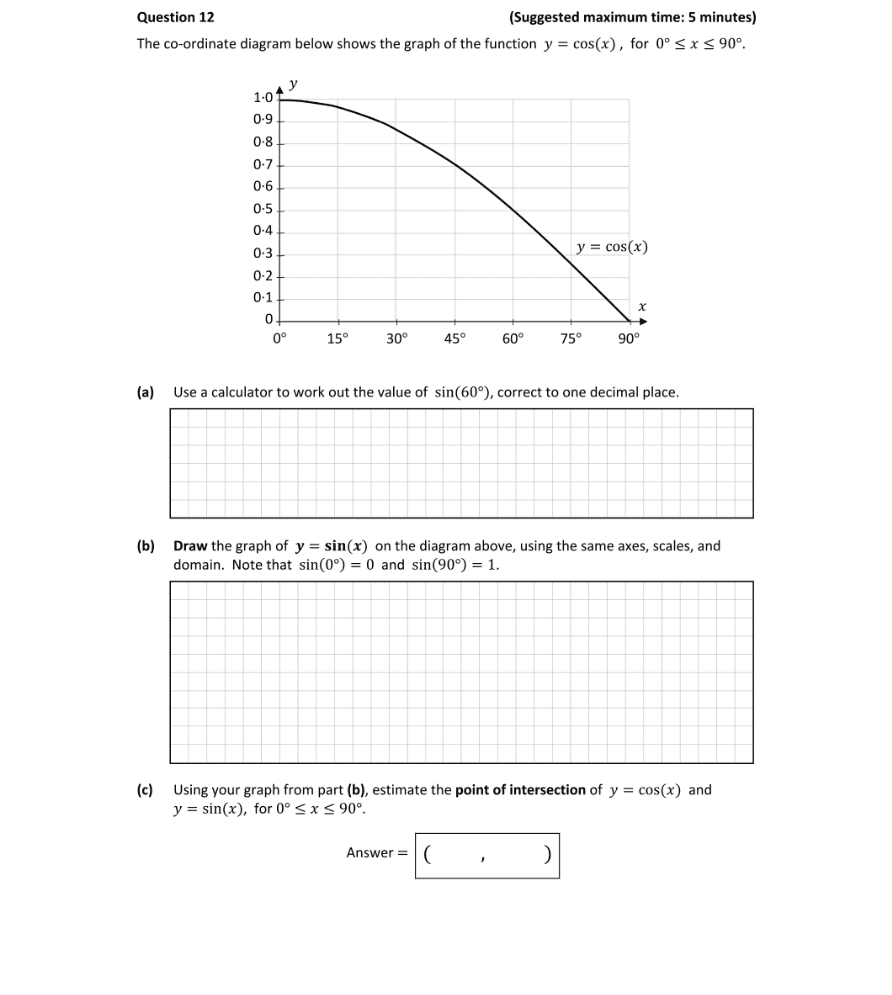 Question 2021 - 12 Part 1