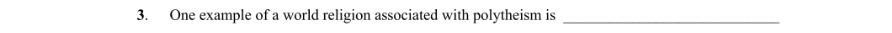 Question 2009 - 3 Part 1