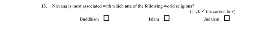 Question 2011 - 13 Part 1
