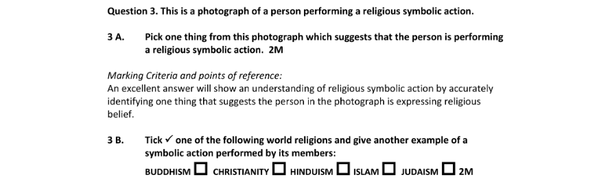 Marking Scheme Part 1