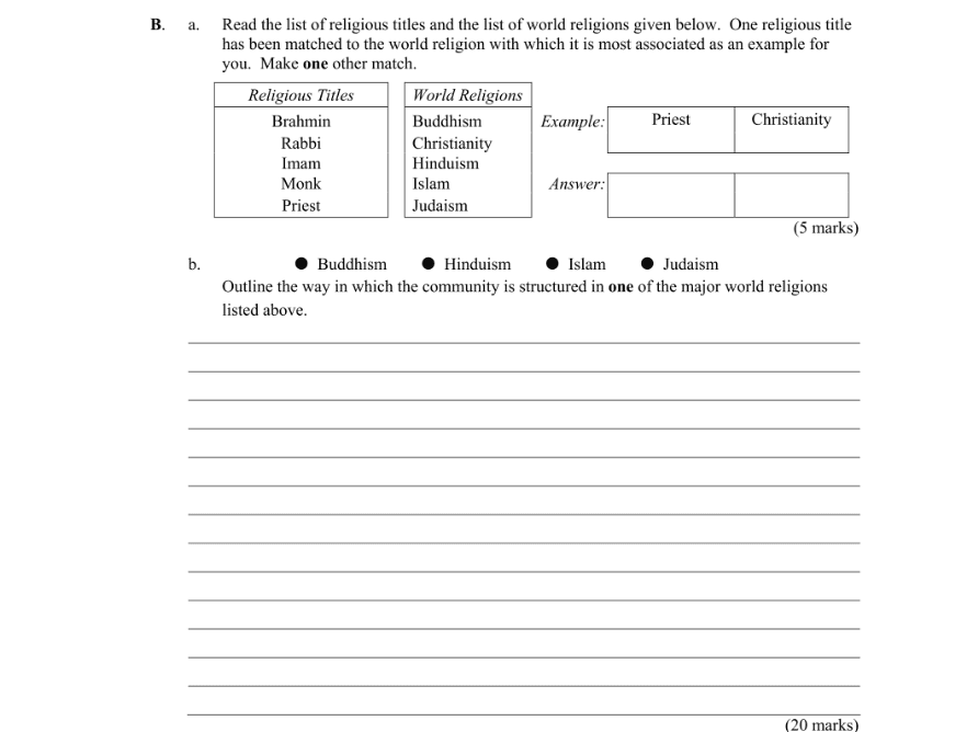 Question 2009 - 3 Part 2
