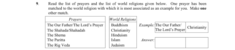 Question 2009 - 9 Part 1