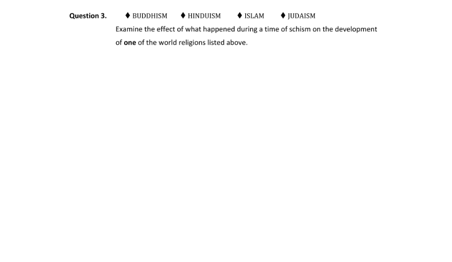 Question 2017 - 3 Part 1