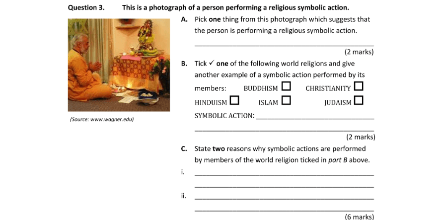 Question 2019 - 3 Part 1