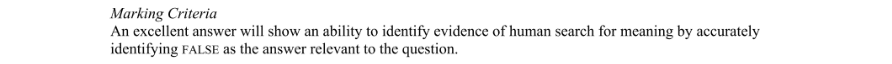 Marking Scheme Part 1