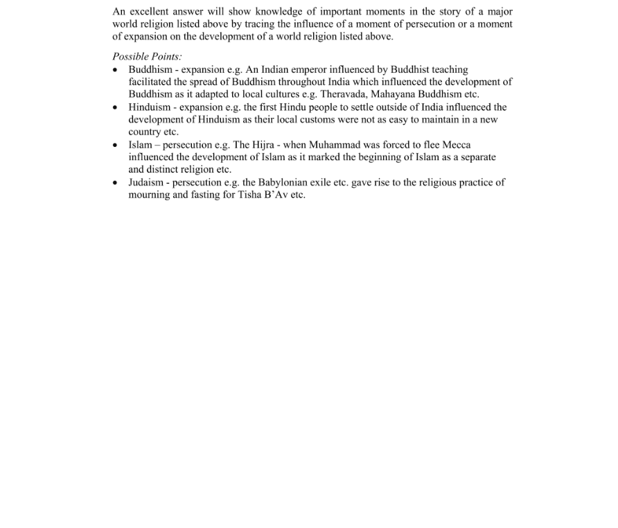 Marking Scheme Part 1