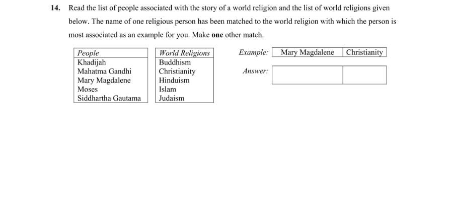 Question 2008 - 14 Part 1