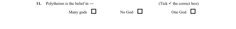 Question 2013 - 11 Part 1