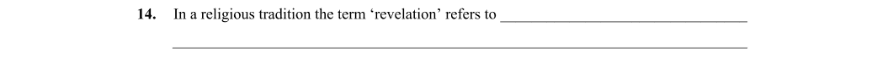 Question 2013 - 14 Part 1