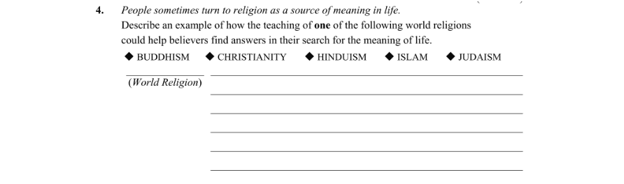 Question 2013 - 4 Part 1