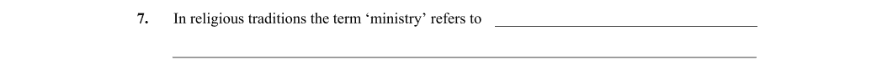 Question 2014 - 7 Part 1