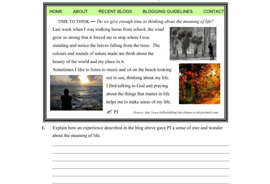 Question 2015 - 1 Part 1