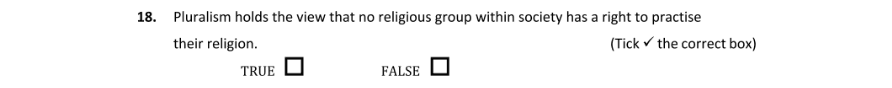 Question 2017 - 18 Part 1