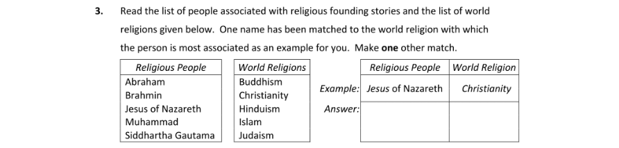 Question 2017 - 3 Part 1