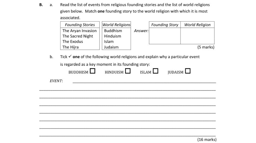 Question 2017 - 3 Part 1