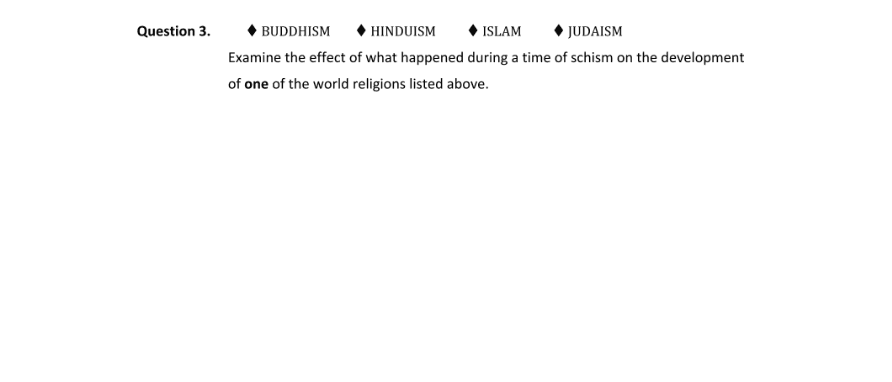 Question 2017 - 3 Part 1