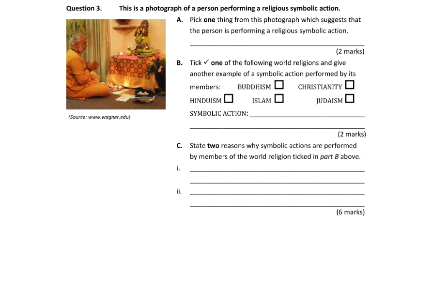 Question 2019 - 3 Part 1