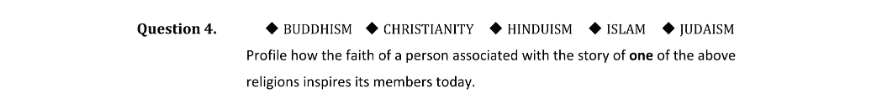 Question 2019 - 4 Part 1