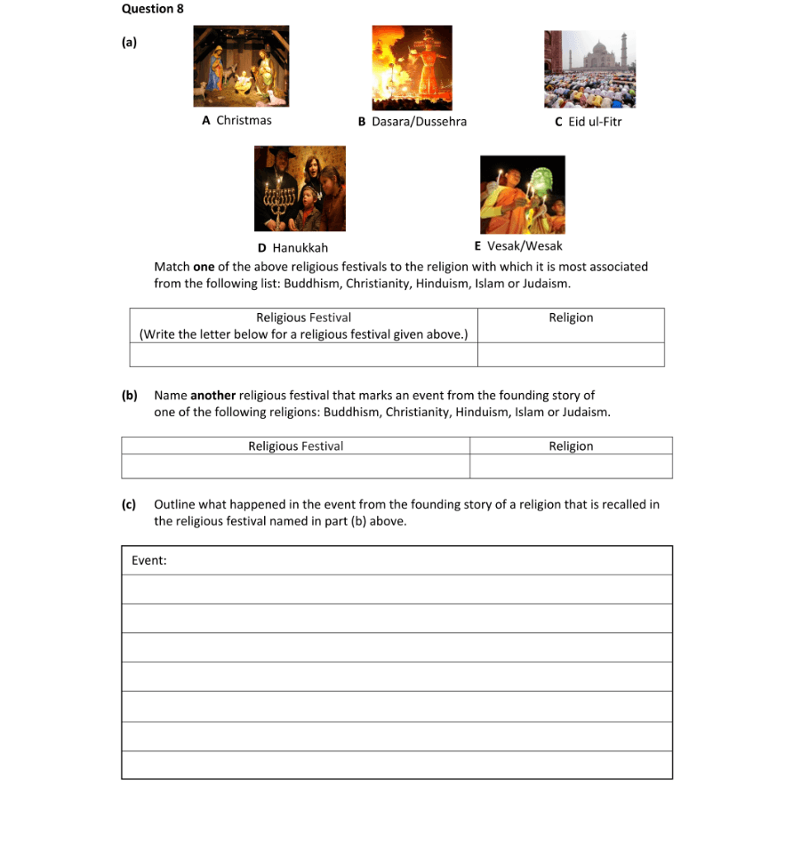 Question 2022 - 8 Part 1