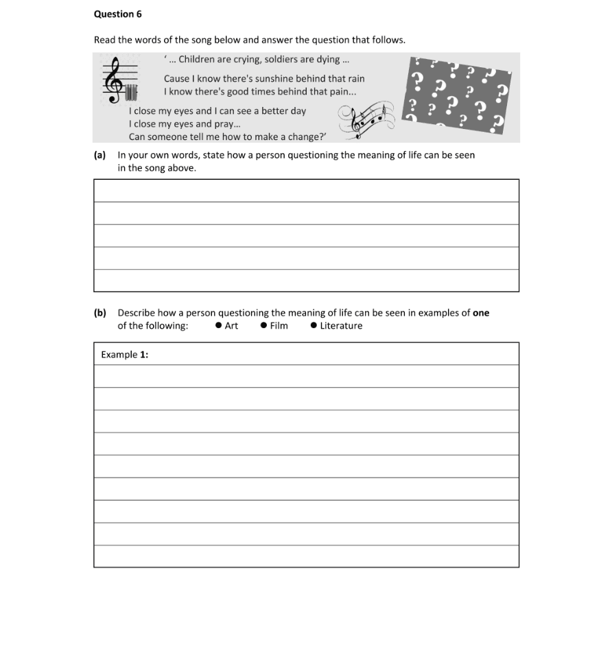 Question 2024 - 6 Part 1