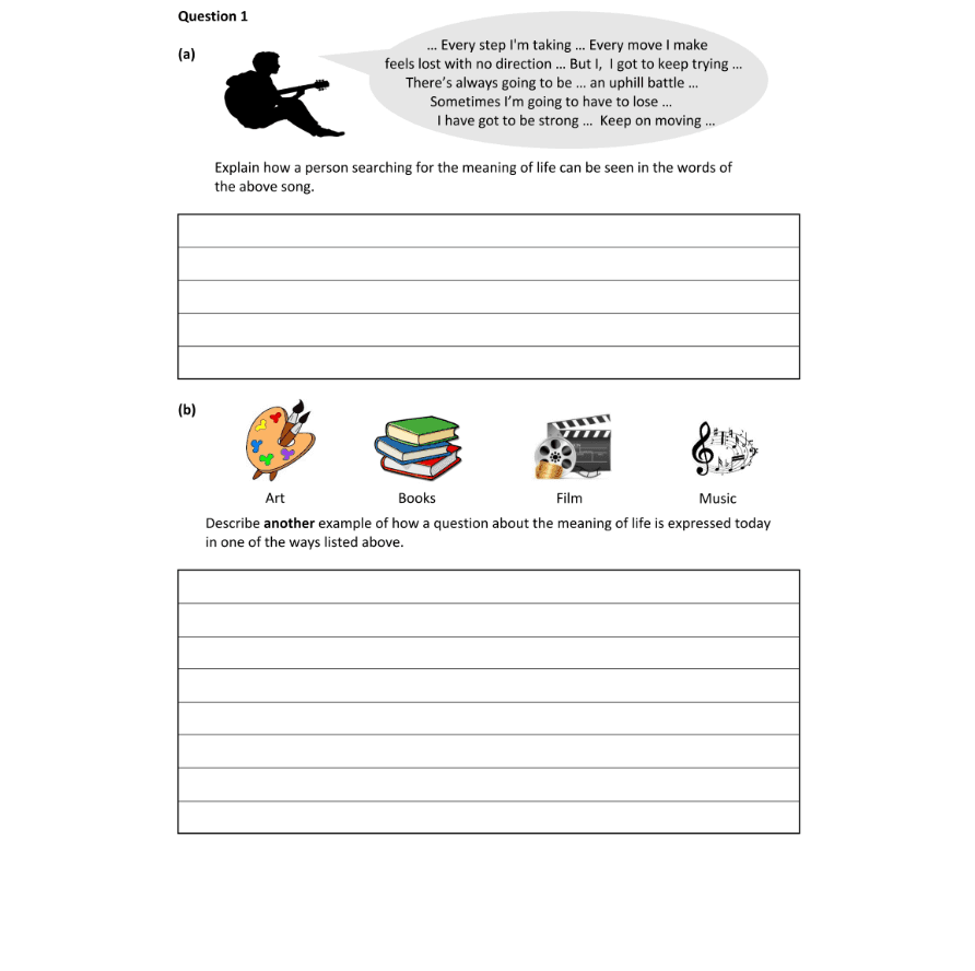 Question 2025 - 1 Part 1