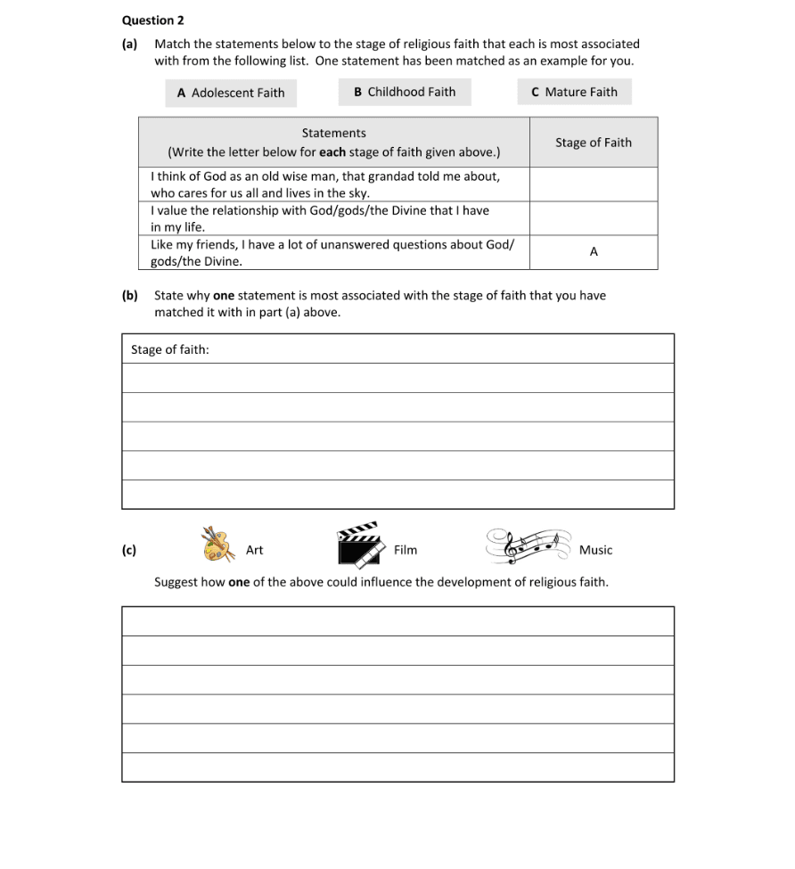 Question 2025 - 2 Part 1