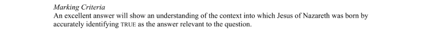 Marking Scheme Part 1