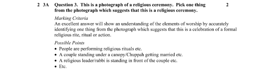 Marking Scheme Part 1