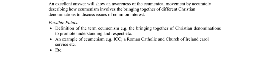 Marking Scheme Part 1