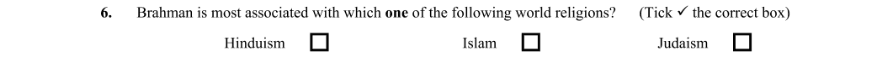 Question 2008 - 6 Part 1