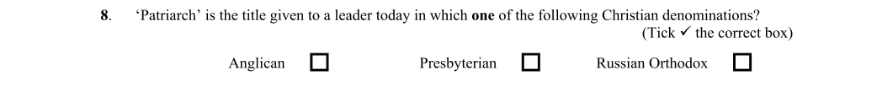 Question 2008 - 8 Part 1