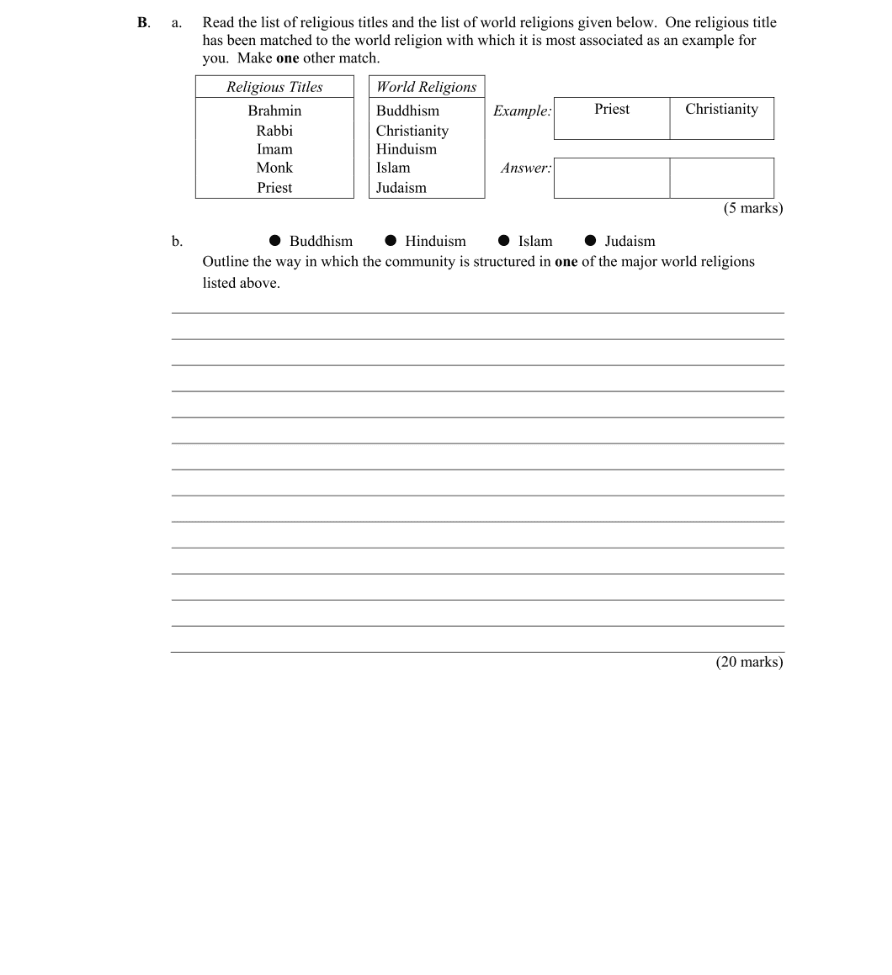 Question 2009 - 3 Part 1